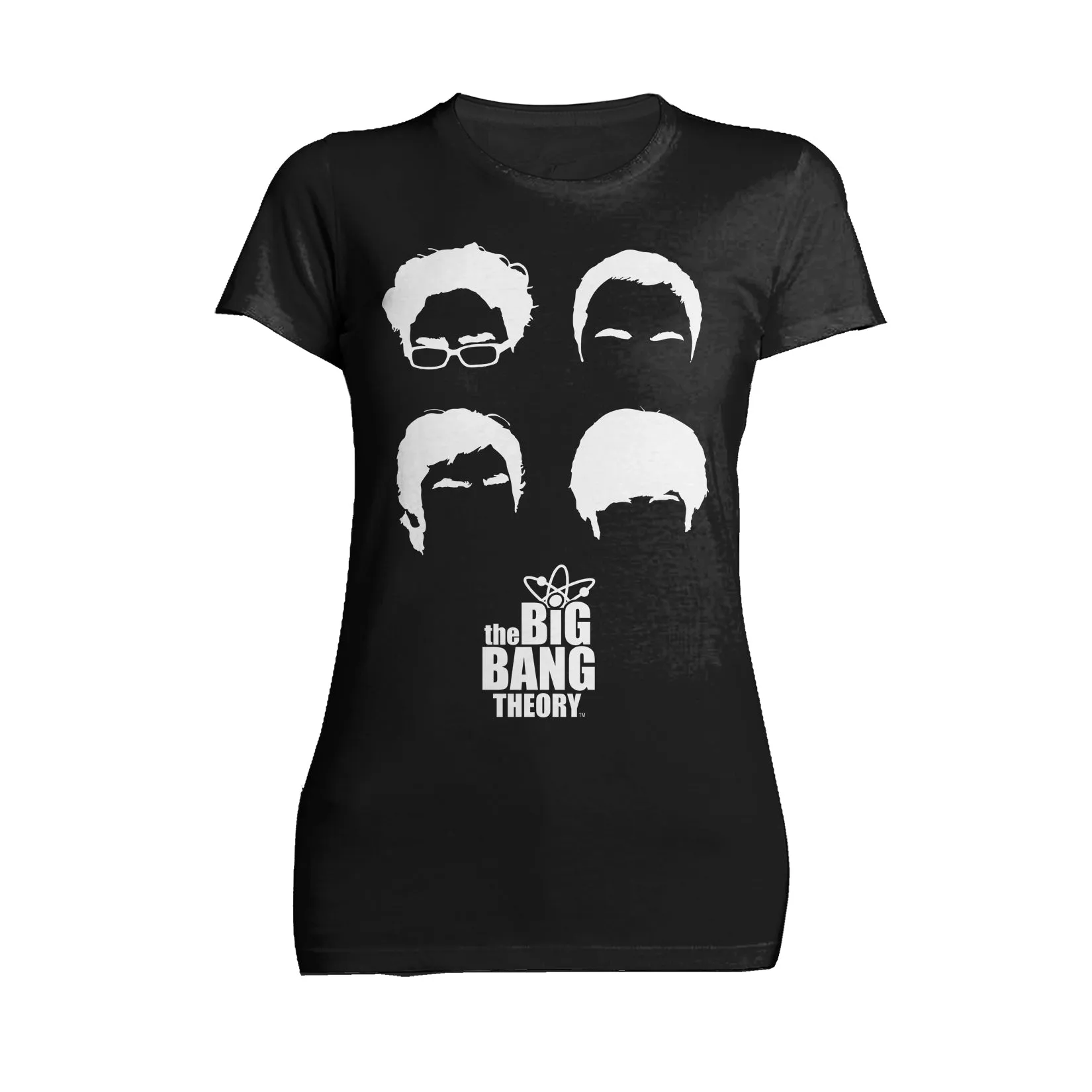 Big Bang Theory  Logo Group Hair Official Women's T-shirt