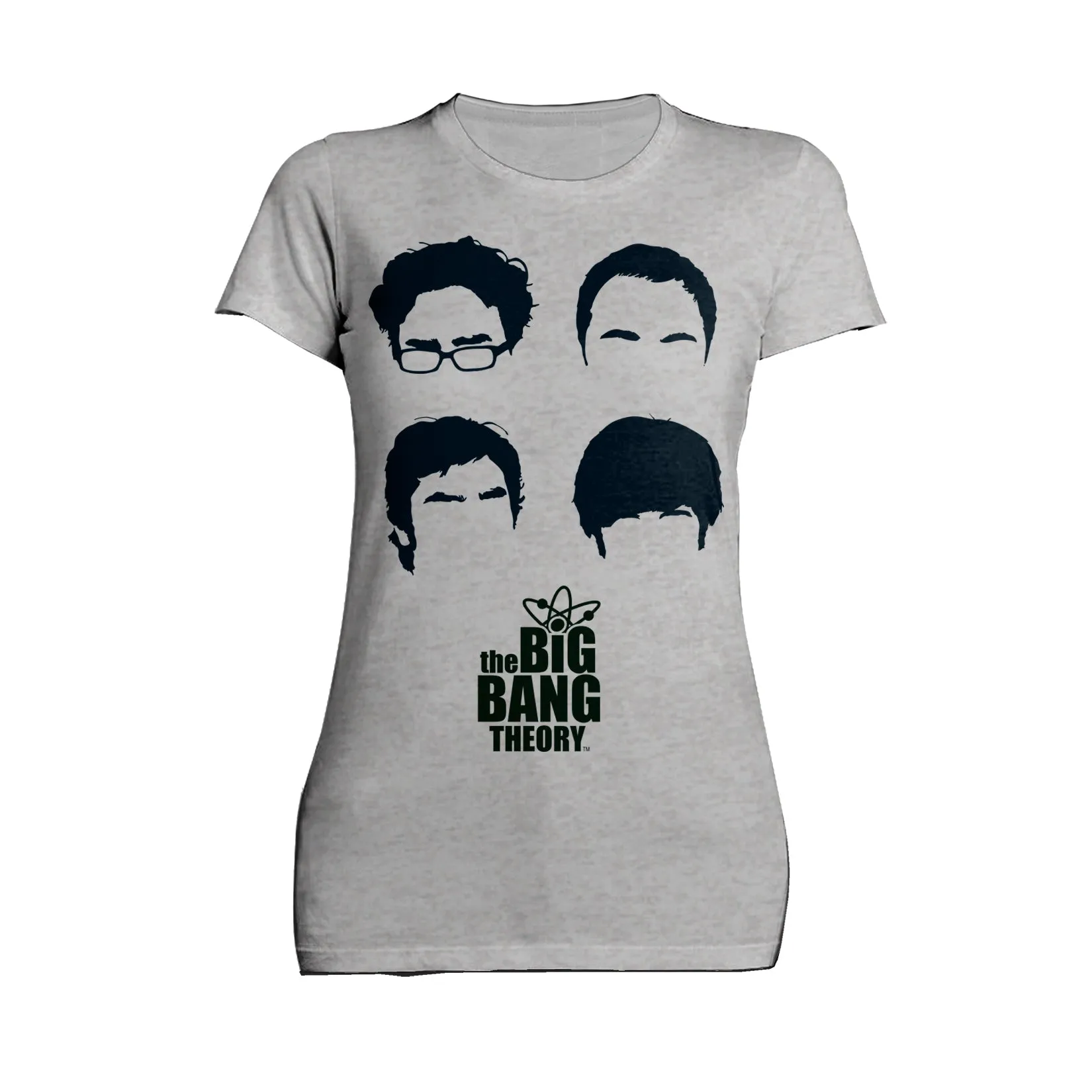 Big Bang Theory  Logo Group Hair Official Women's T-shirt