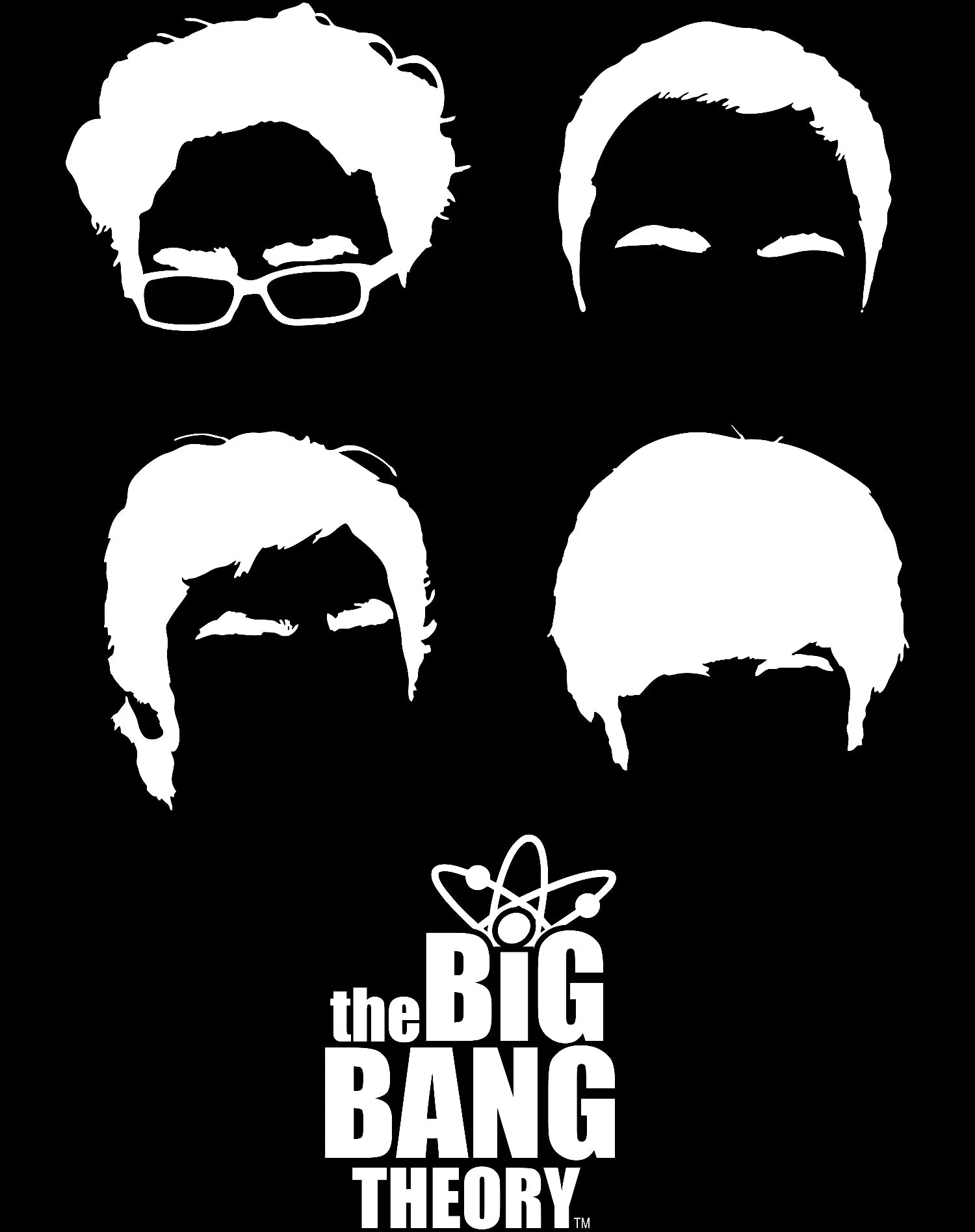 Big Bang Theory  Logo Group Hair Official Women's T-shirt