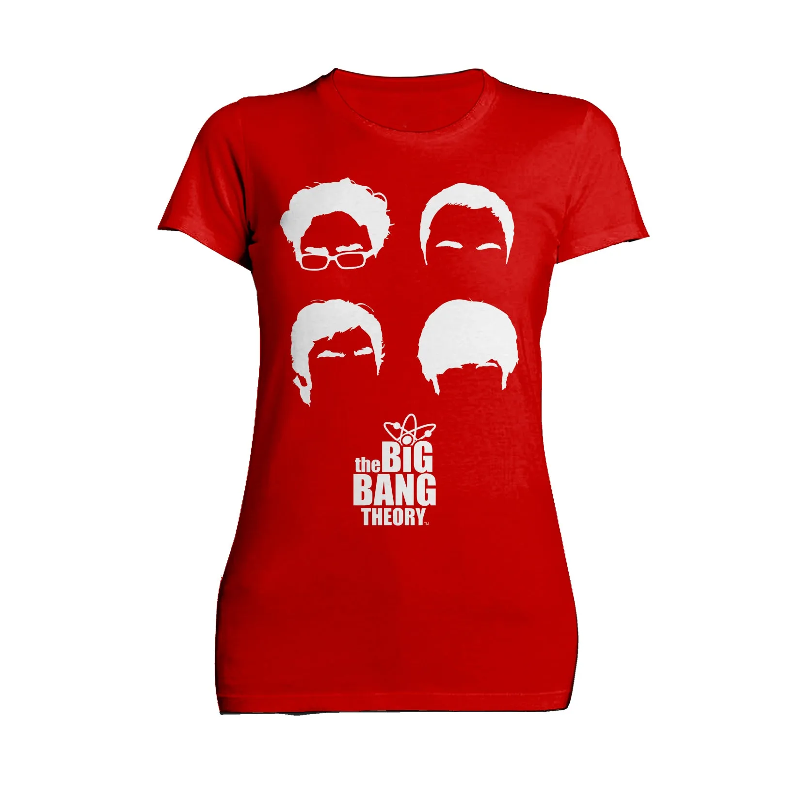 Big Bang Theory  Logo Group Hair Official Women's T-shirt