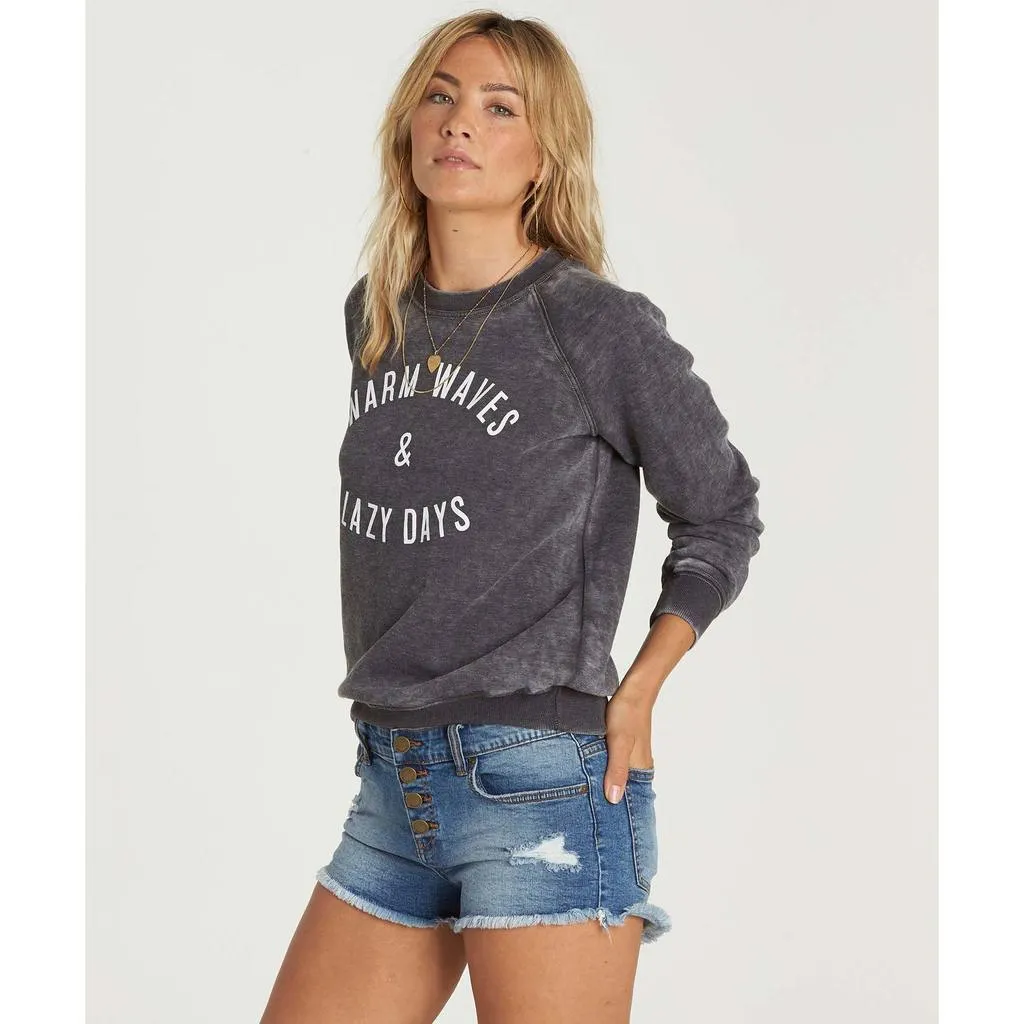 Billabong Women's Buttoned Up Denim Shorts | Beach Blue