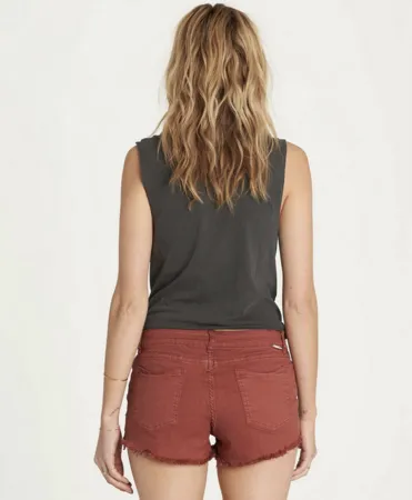 Billabong Women's Buttoned Up Denim Shorts | Henna