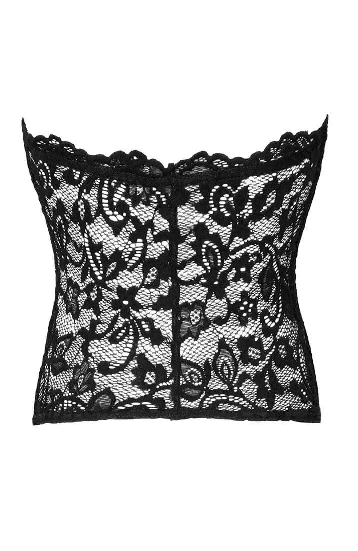 Black lace corset - Lace Craze