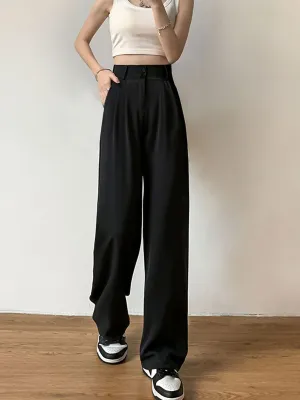 Black Regular Fit Pants
