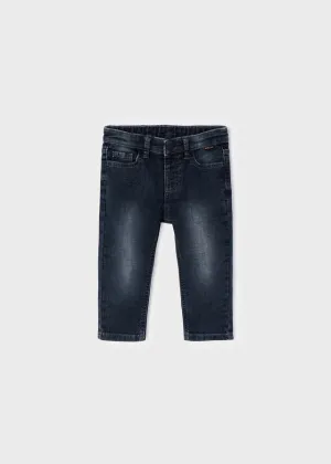 Black Soft Denim Pants