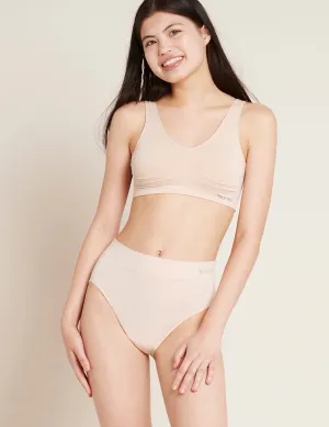 Boody Body EcoWear Women's Padded Shaper Bra - Bamboo Viscose - Seamless - Removable Padding - Nude - X-Small
