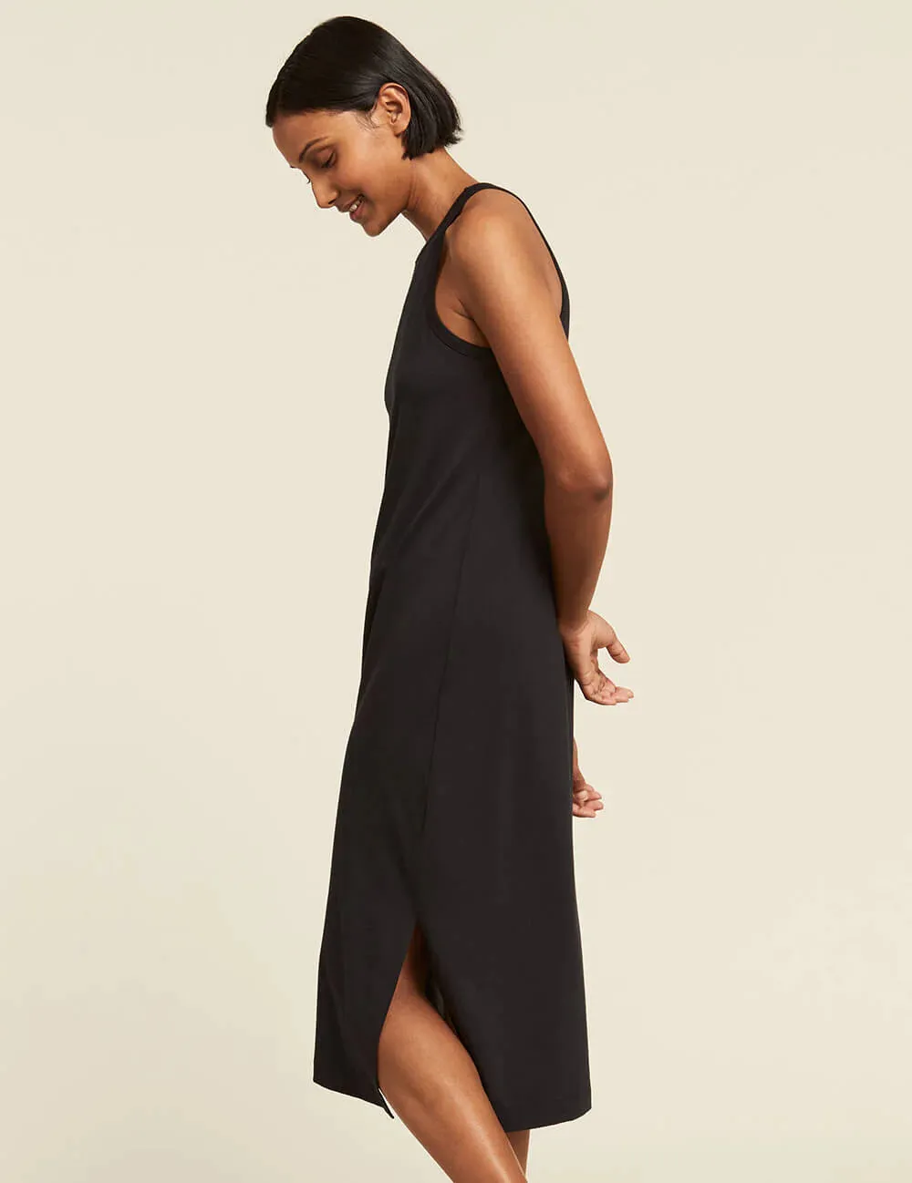 Boody Racerback Dress - Black - FINAL SALE