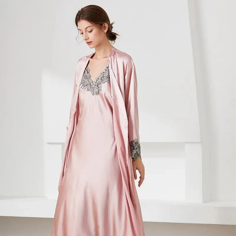 Bride Wedding Long Dressing Gown