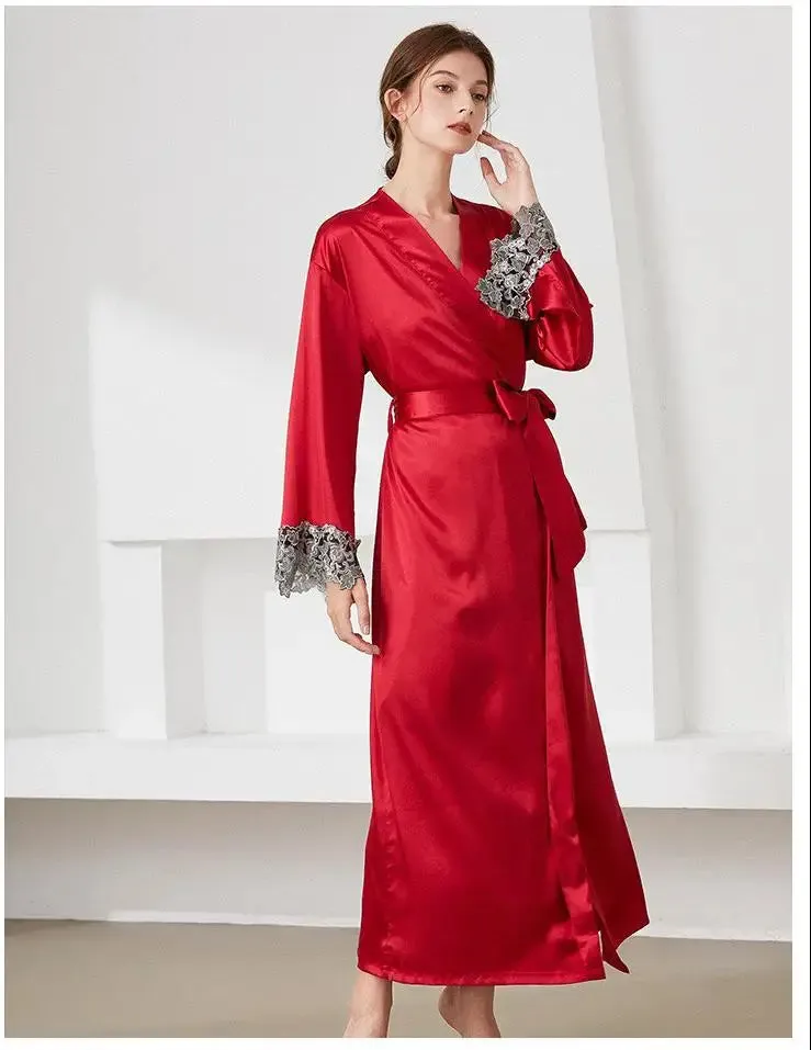 Bride Wedding Long Dressing Gown