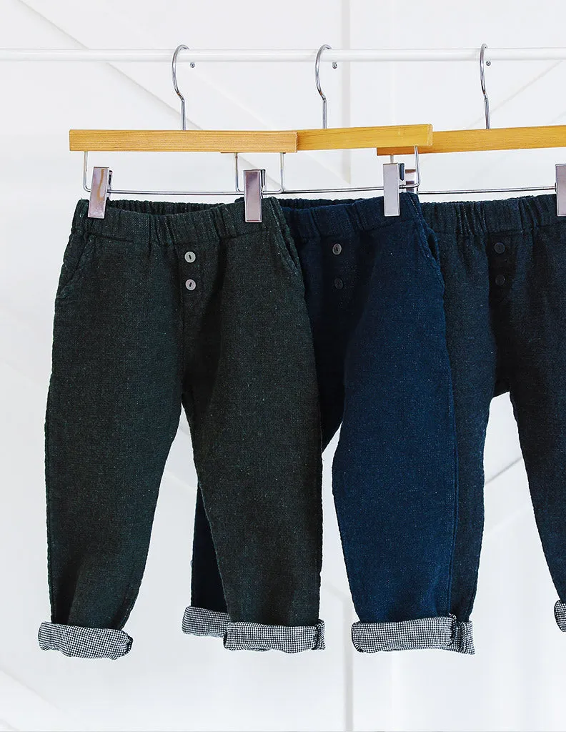 Button Trousers Olive