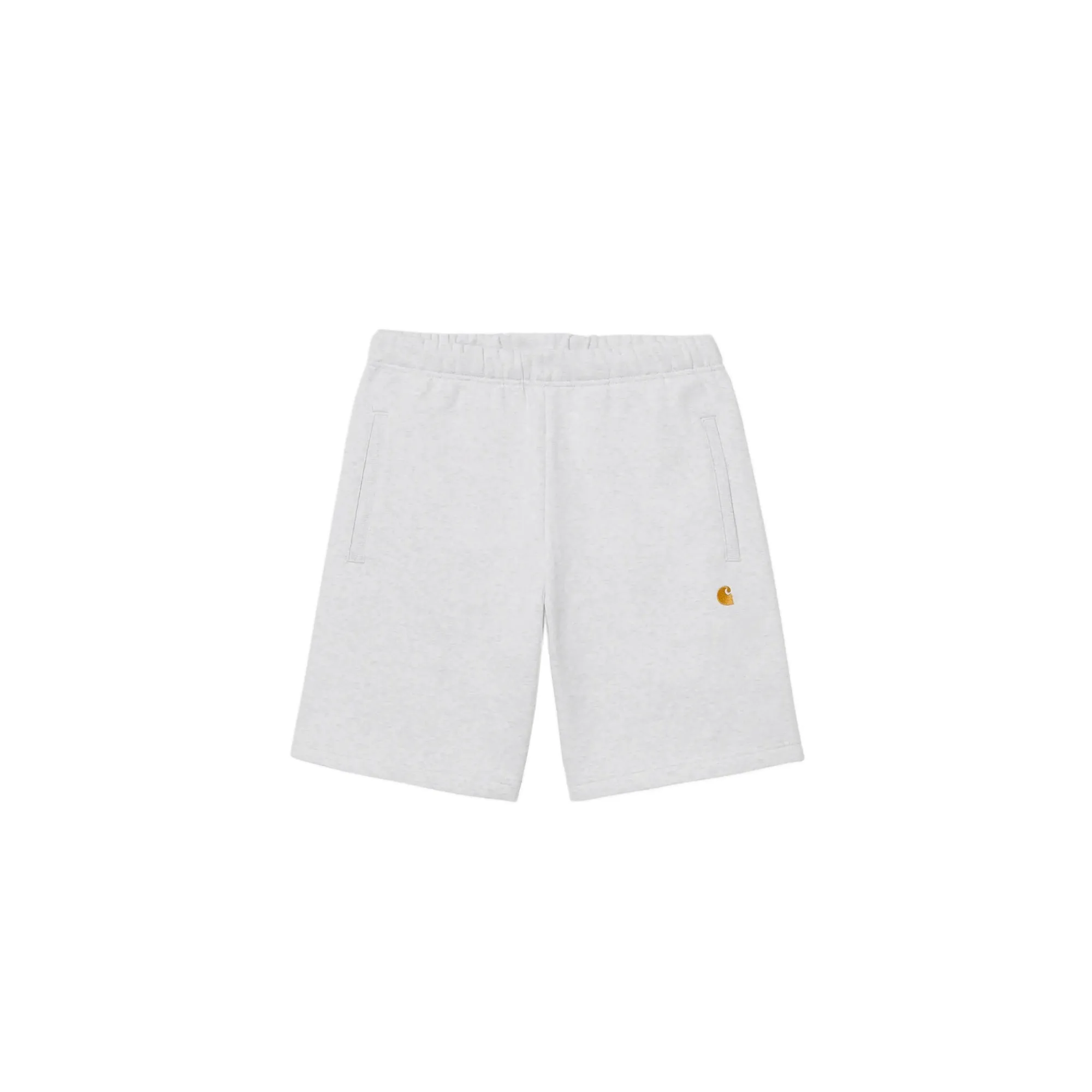 Carhartt WIP Mens Chase Sweat Shorts Ash Heather