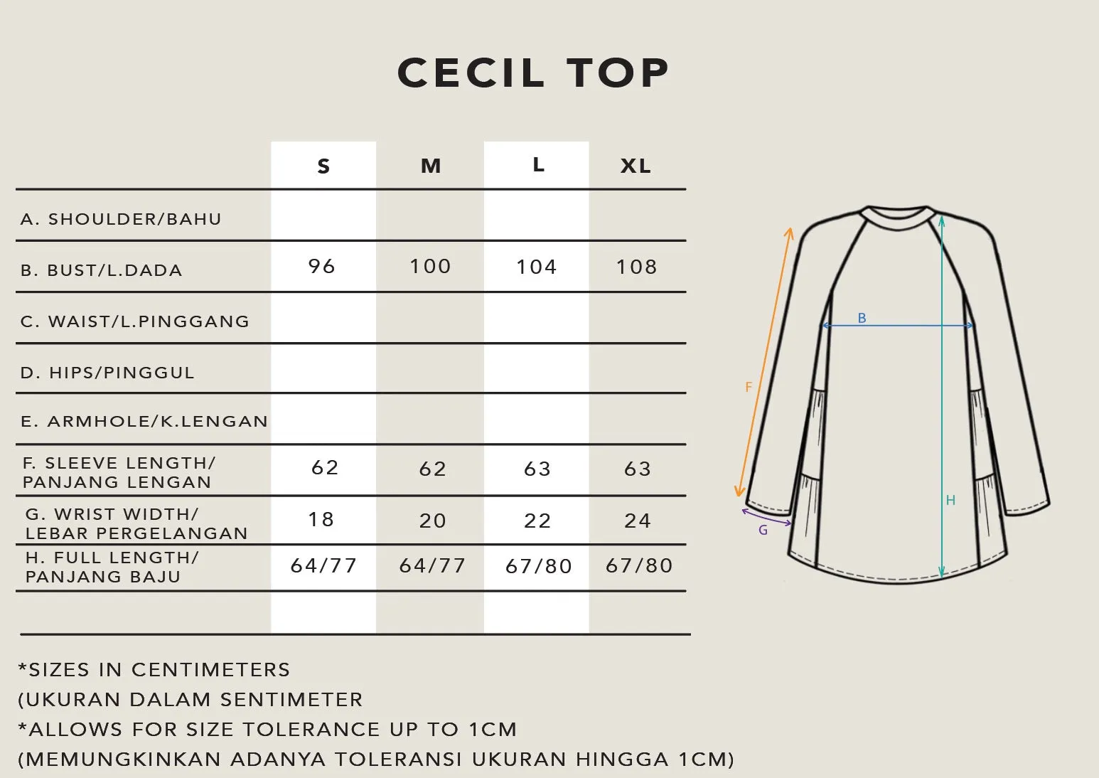 CECIL TOP ROYAL MOSS