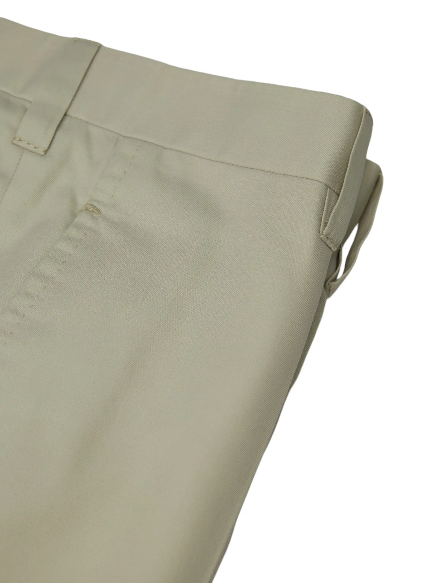 Cesare Attolini Stone Grey Cotton Twill Sartorial Trousers
