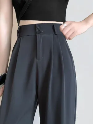 Charcoal Regular Fit Pants