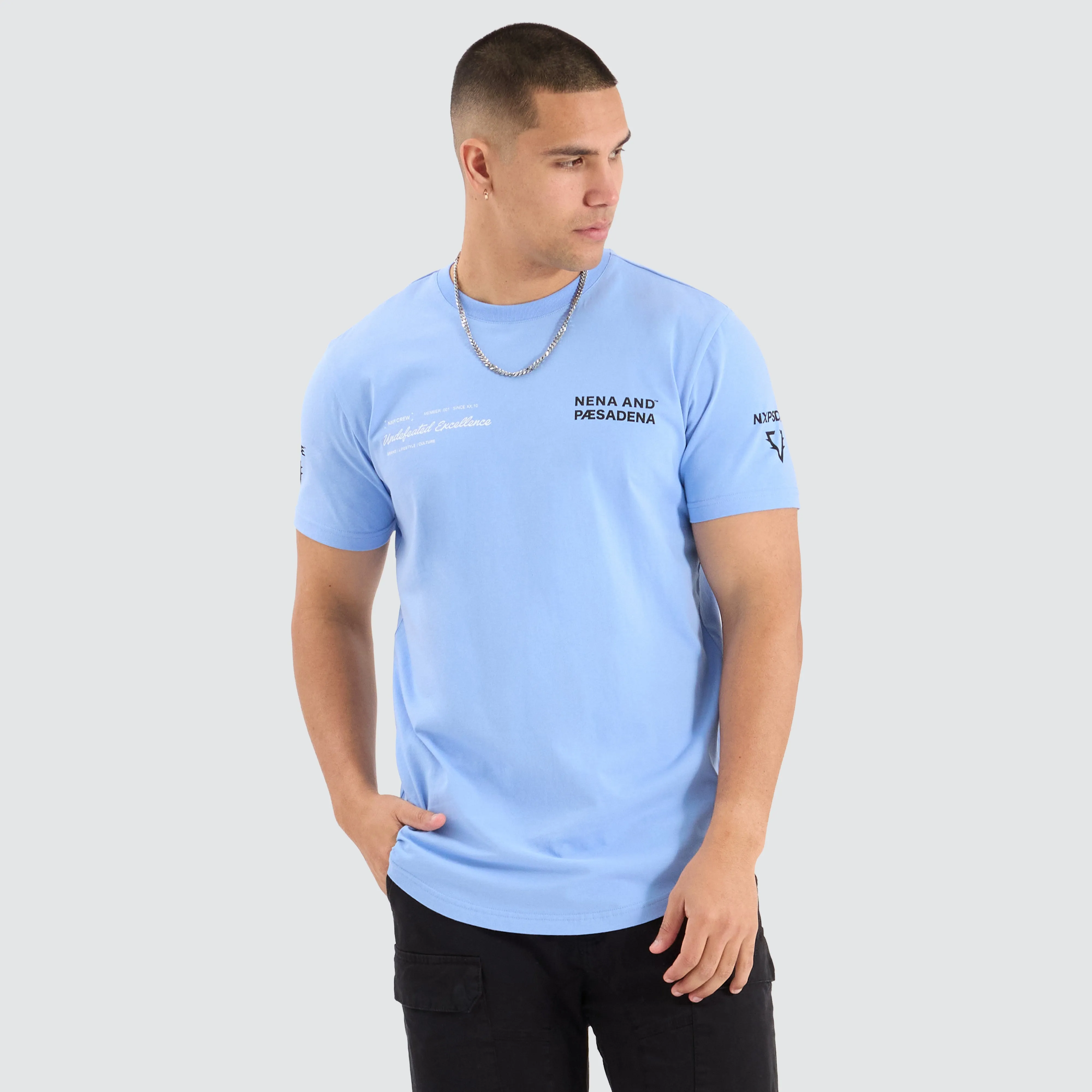 Chilvary Dual Curved Tee Vista Blue
