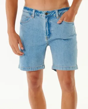 Classic Surf Denim Walkshorts- Salt Blue