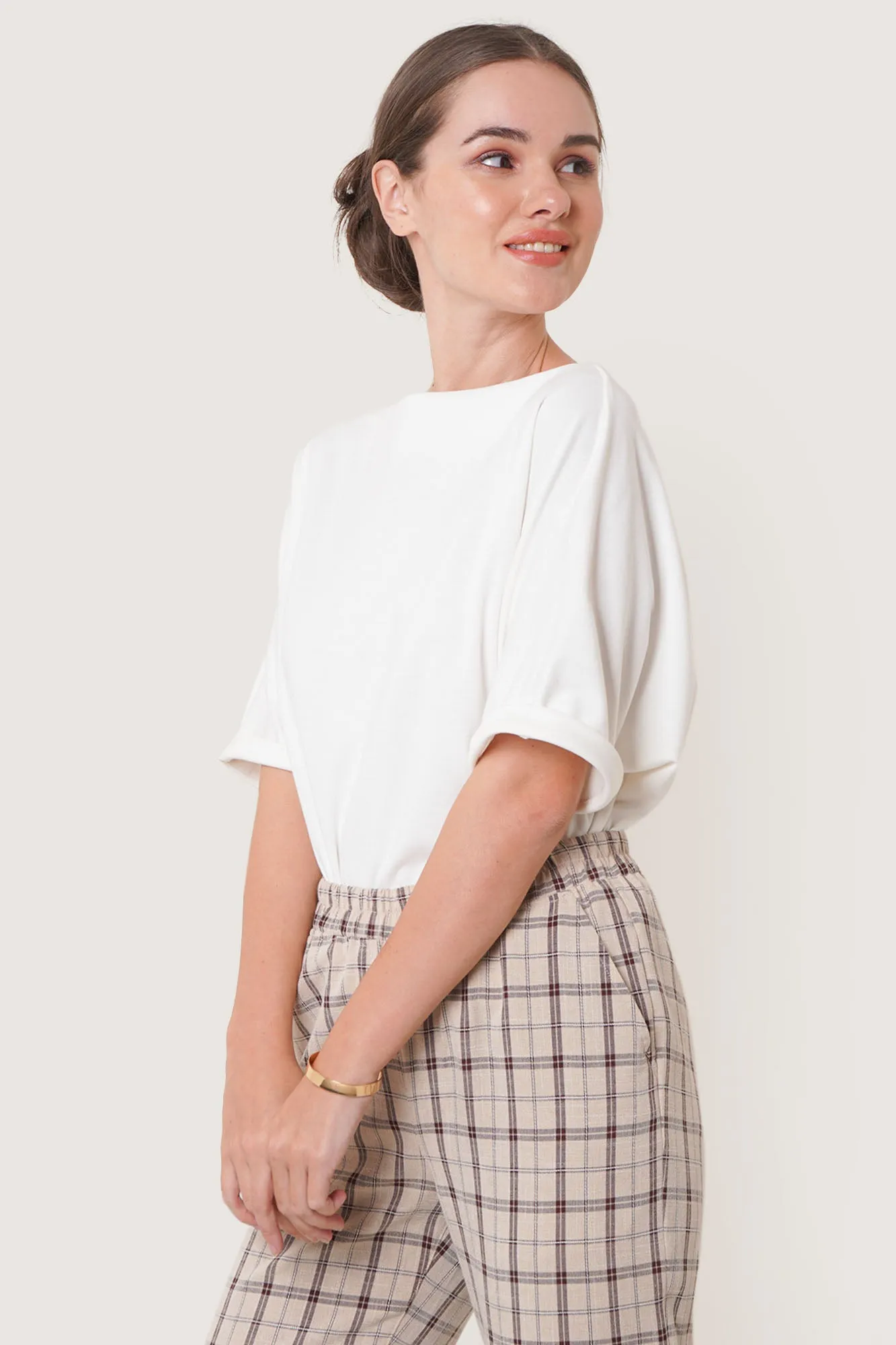 Closet Staples Relaxed Fit Boat Neck Tee