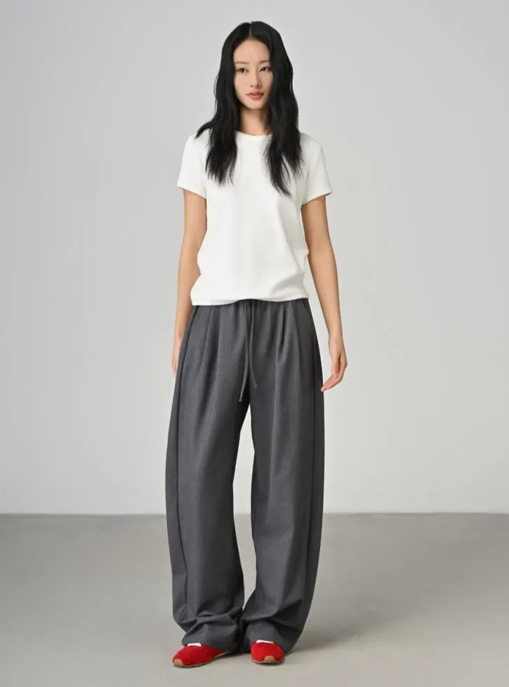Cooling, Buttery soft, Wrinkle-Free With Adjustable Waistband Wide Leg Risk Taker Trouser