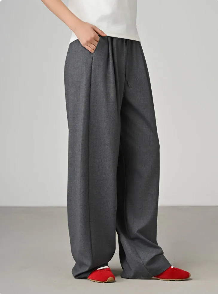 Cooling, Buttery soft, Wrinkle-Free With Adjustable Waistband Wide Leg Risk Taker Trouser