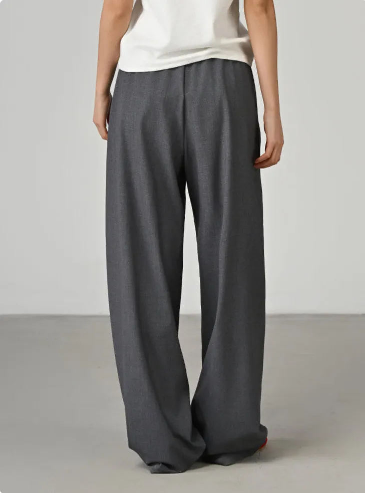 Cooling, Buttery soft, Wrinkle-Free With Adjustable Waistband Wide Leg Risk Taker Trouser