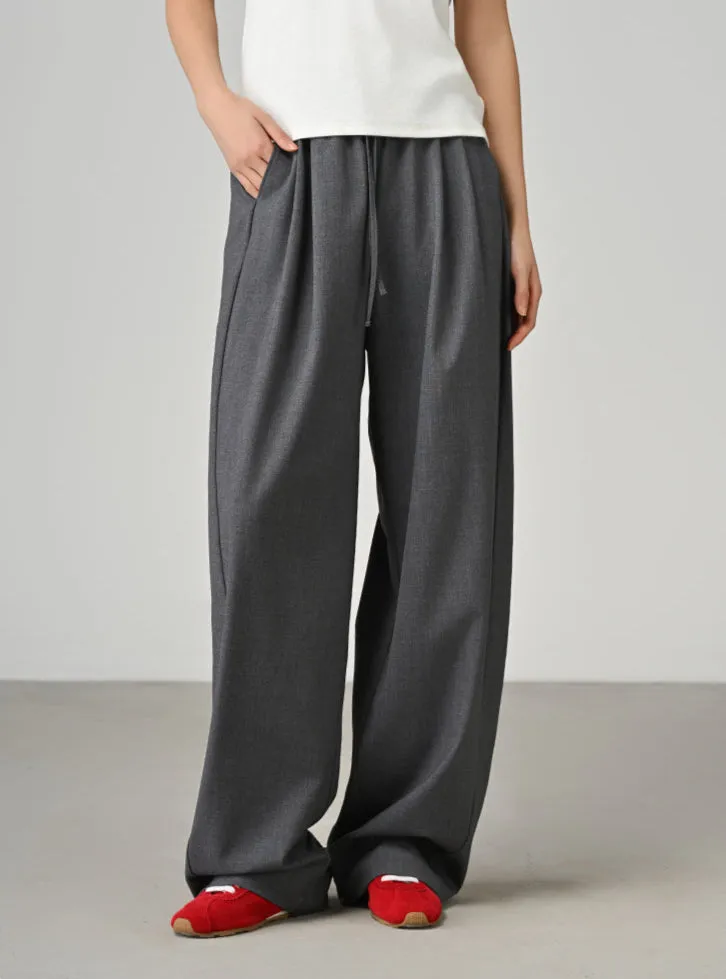 Cooling, Buttery soft, Wrinkle-Free With Adjustable Waistband Wide Leg Risk Taker Trouser