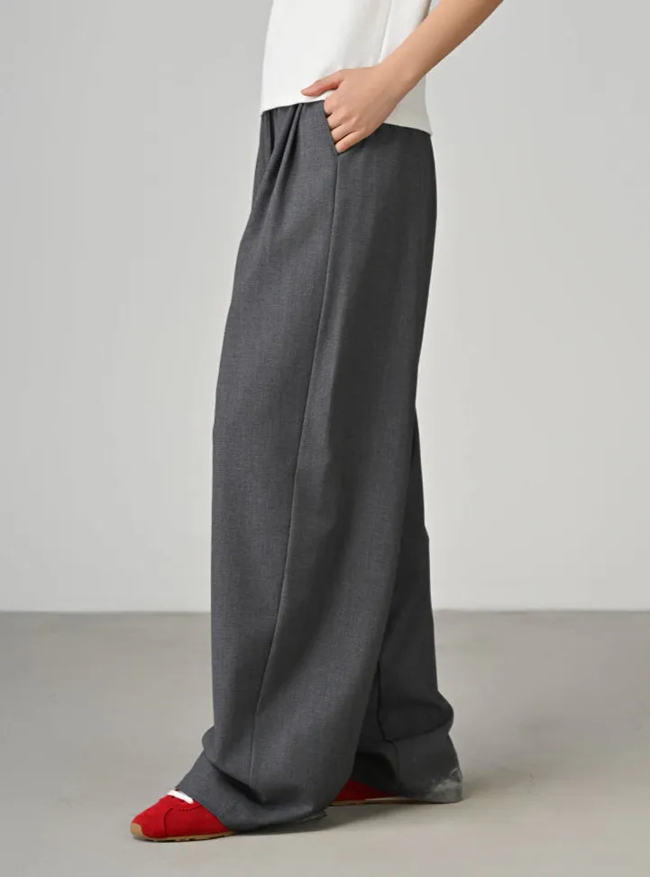 Cooling, Buttery soft, Wrinkle-Free With Adjustable Waistband Wide Leg Risk Taker Trouser