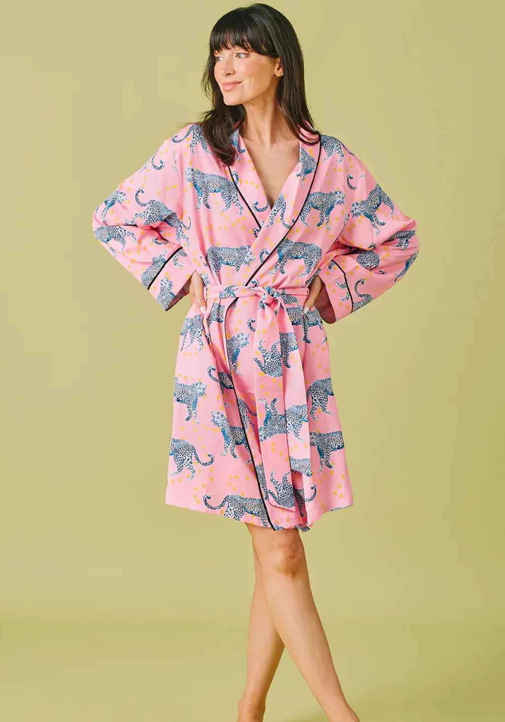 Cosmic Cheetah Lounge Robe