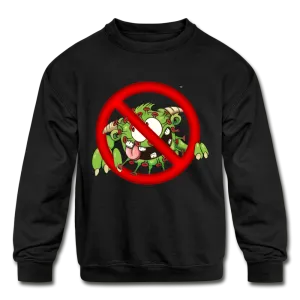 Covid Monster Kids' Crewneck Sweatshirt