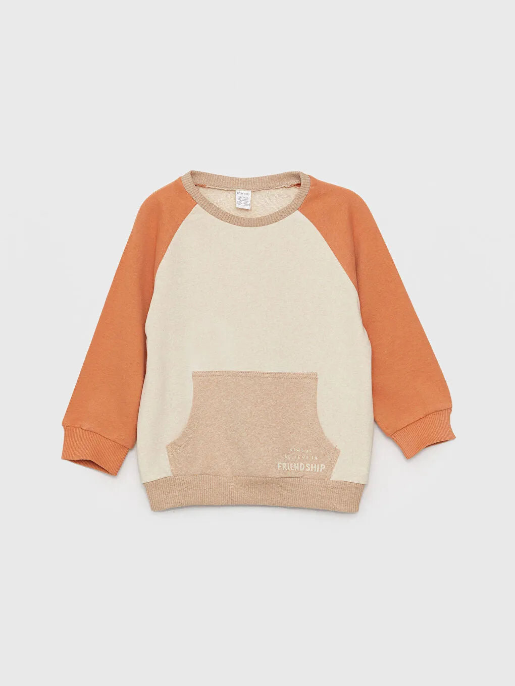 Crew Neck Long Sleeve Baby Boy Sweatshirt