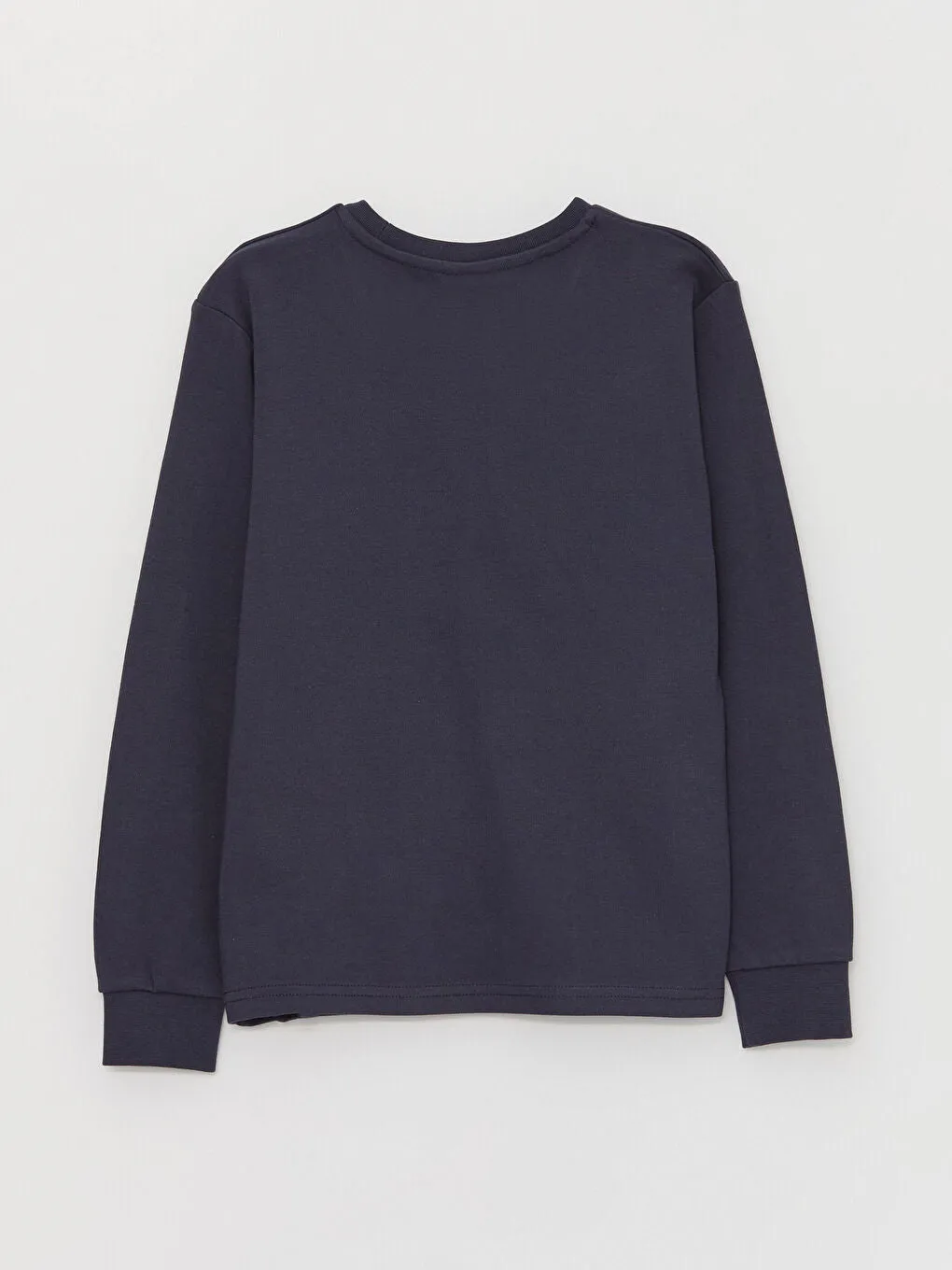 Crew Neck Printed Long Sleeve Boys' T-Shirt