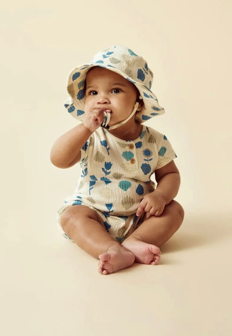 Crinkle Bloomer Short - Ocean Breeze