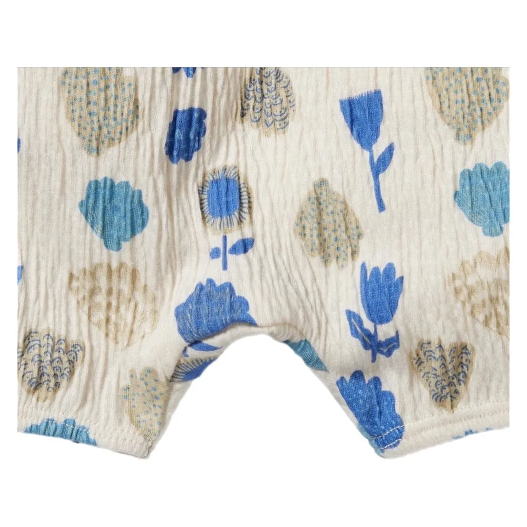 Crinkle Bloomer Short - Ocean Breeze