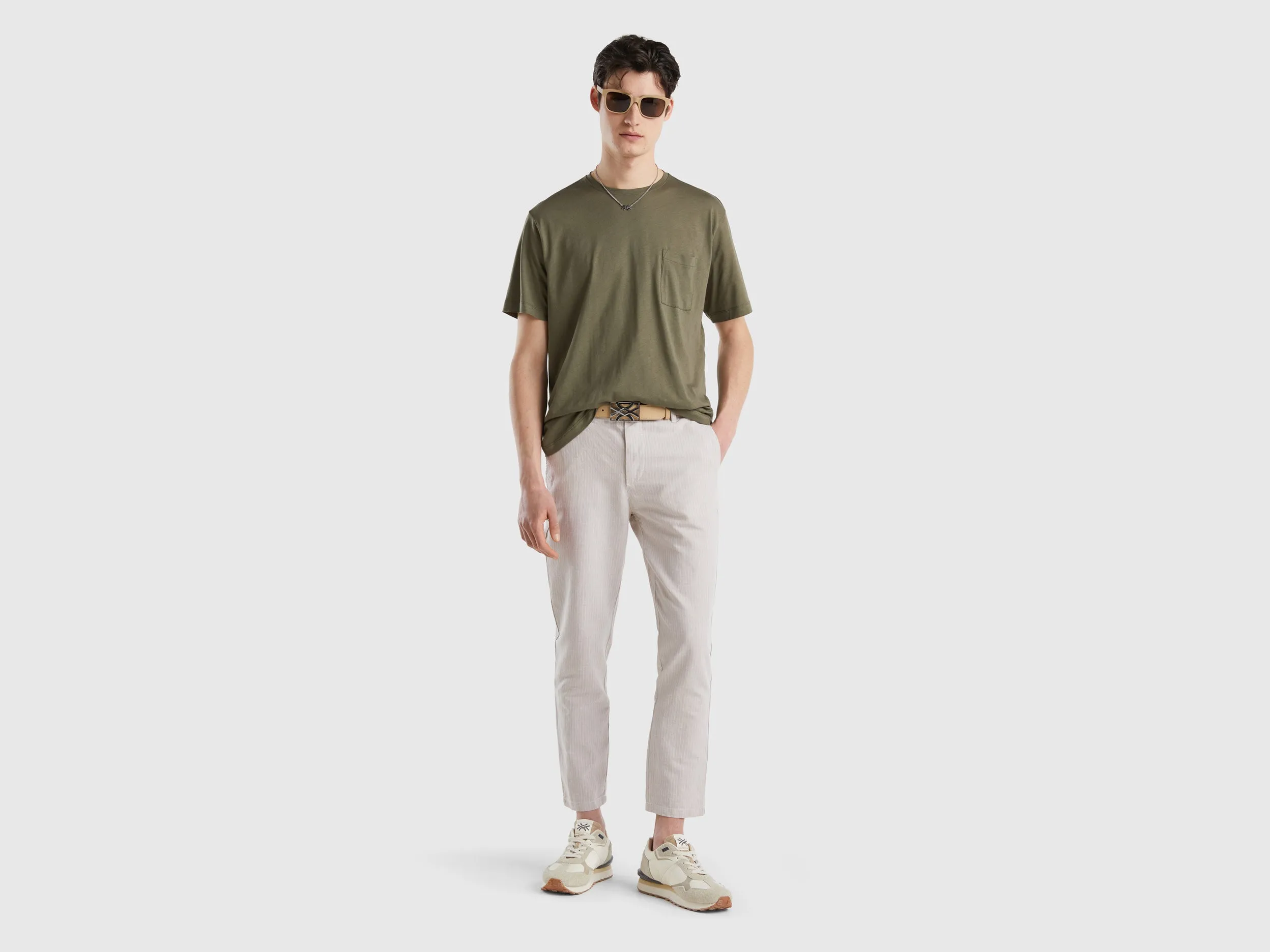 CROPPED CHINOS