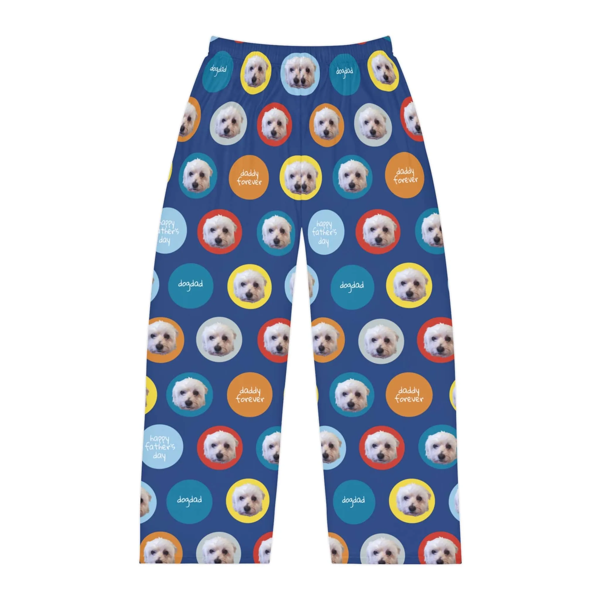Custom Pet Face Mens Pajama Pants