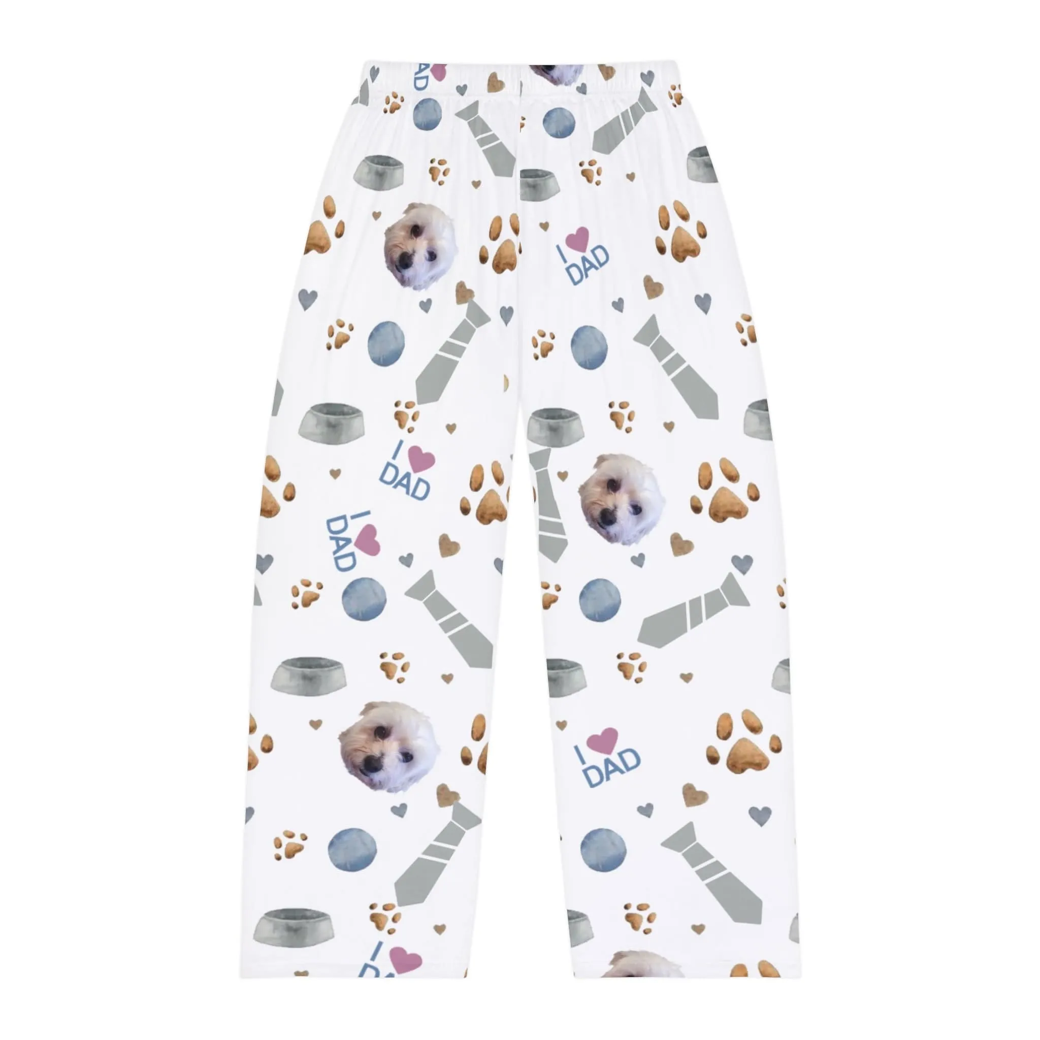 Custom Pet Face Mens Pajama Pants
