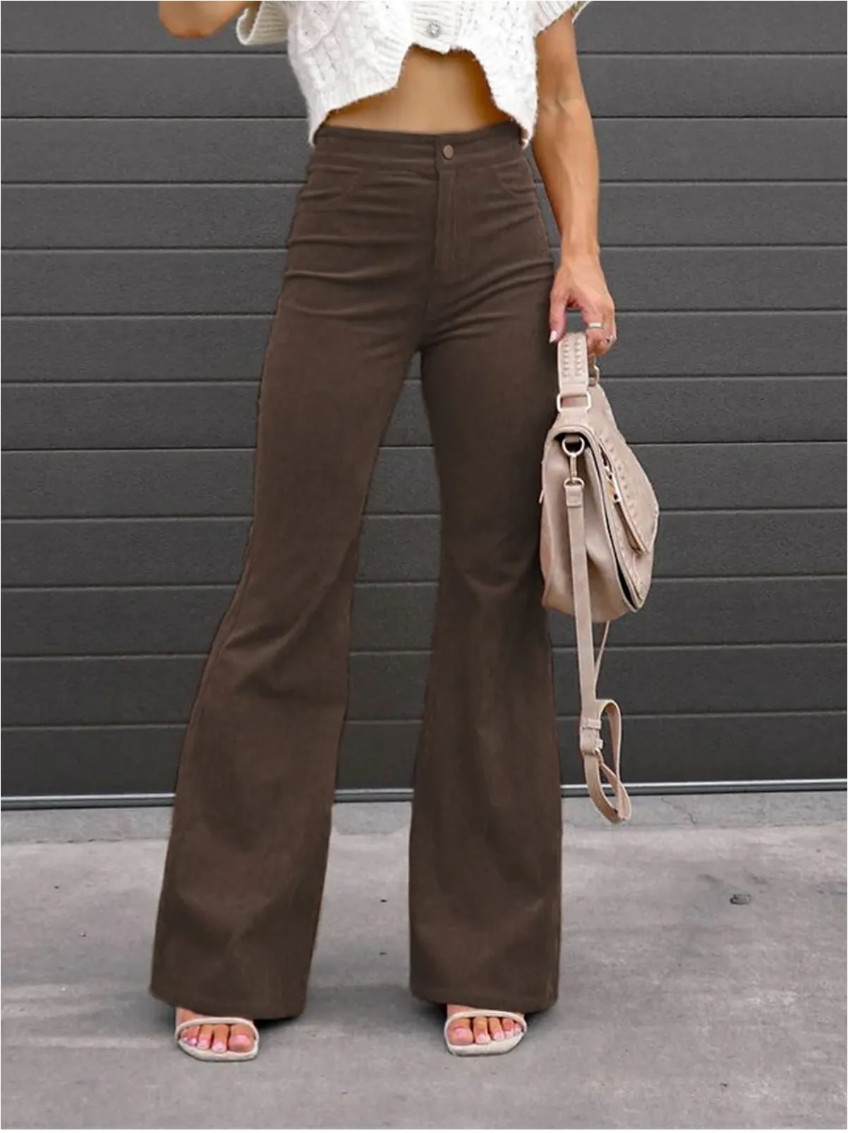 Daphne | Women's Corduroy Flare Pants