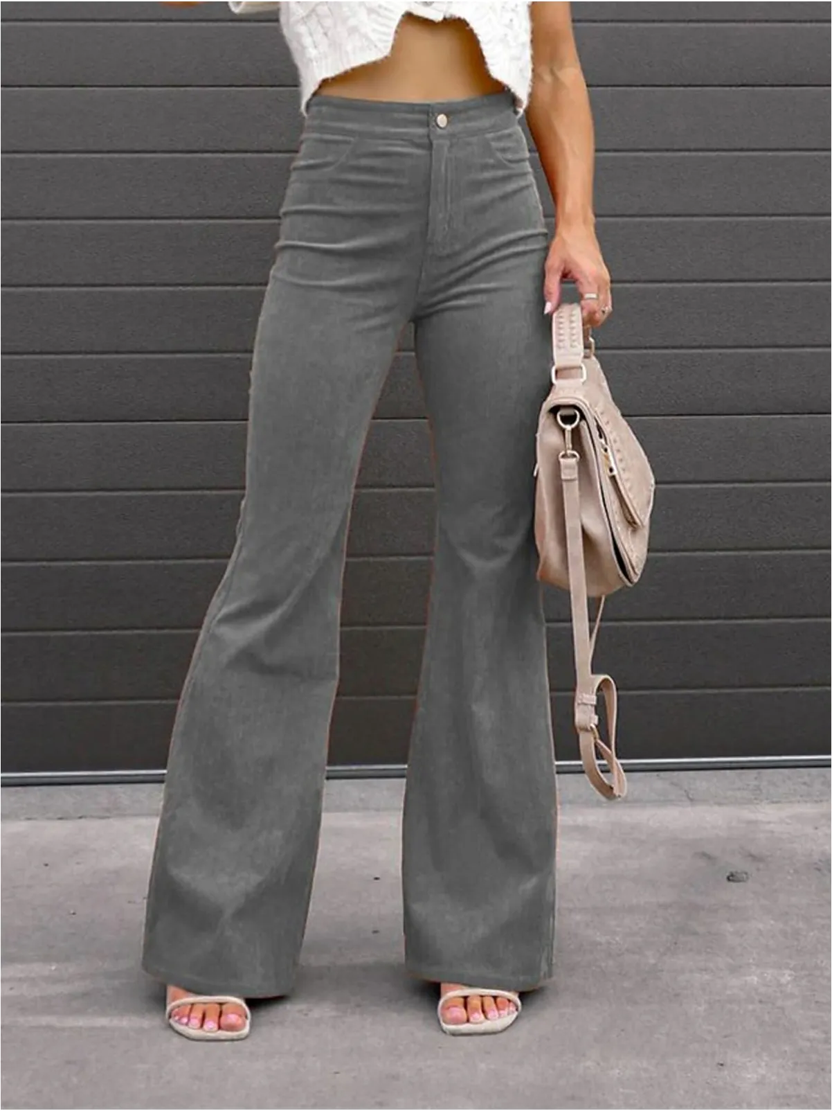 Daphne | Women's Corduroy Flare Pants