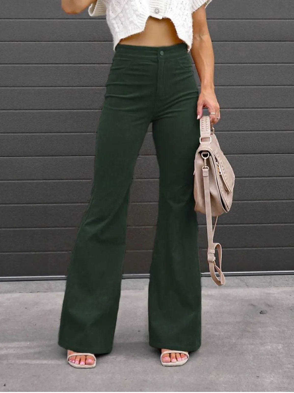 Daphne | Women's Corduroy Flare Pants