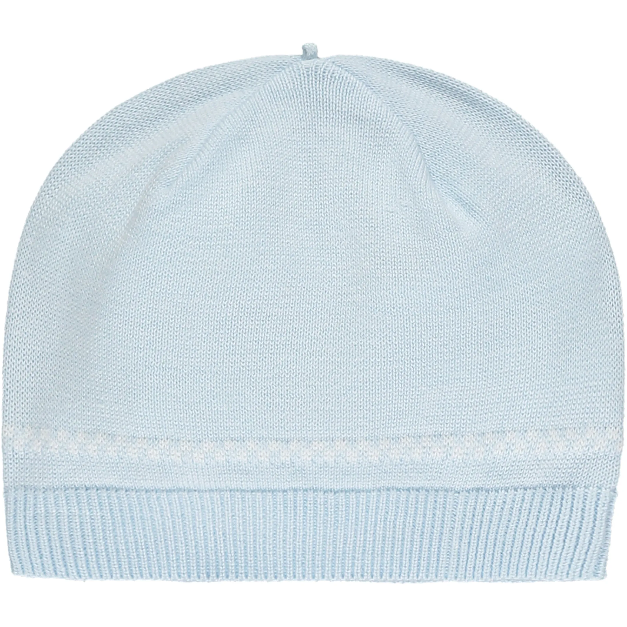 Declan Blue Knit Baby Boys Trouser Set with Hat