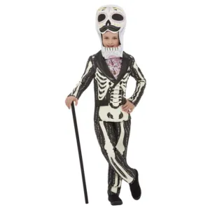 Deluxe Dotd Senor Costume, Pink & Black