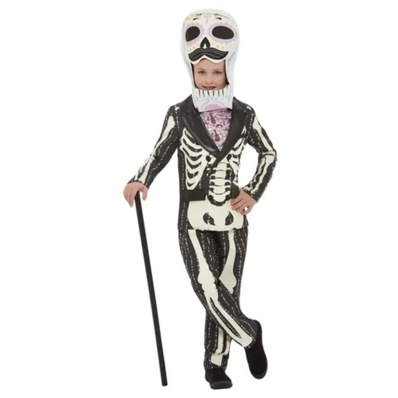 Deluxe Dotd Senor Costume, Pink & Black