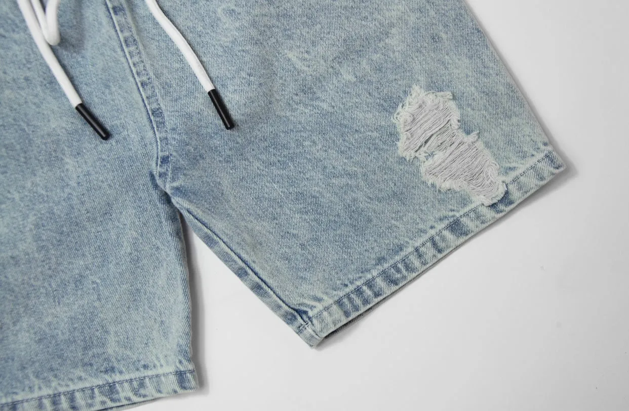 DENIM SHORTS