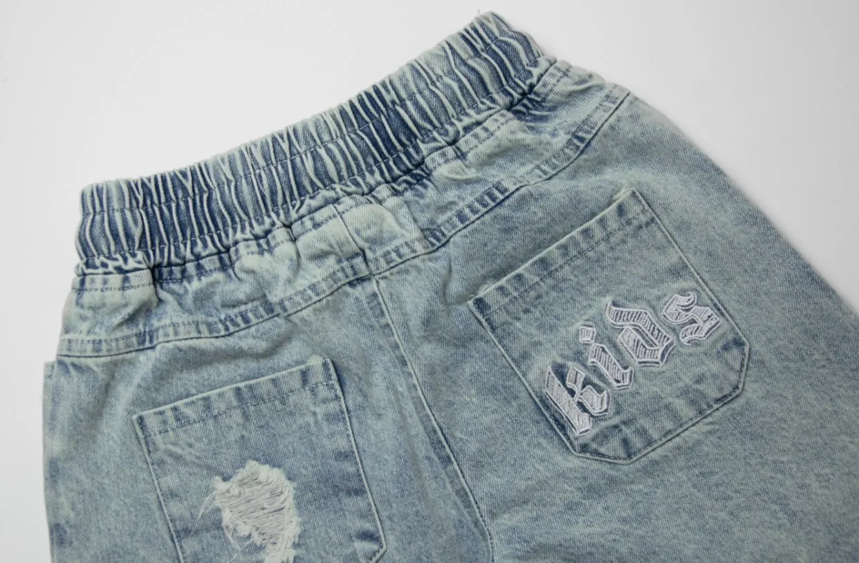 DENIM SHORTS