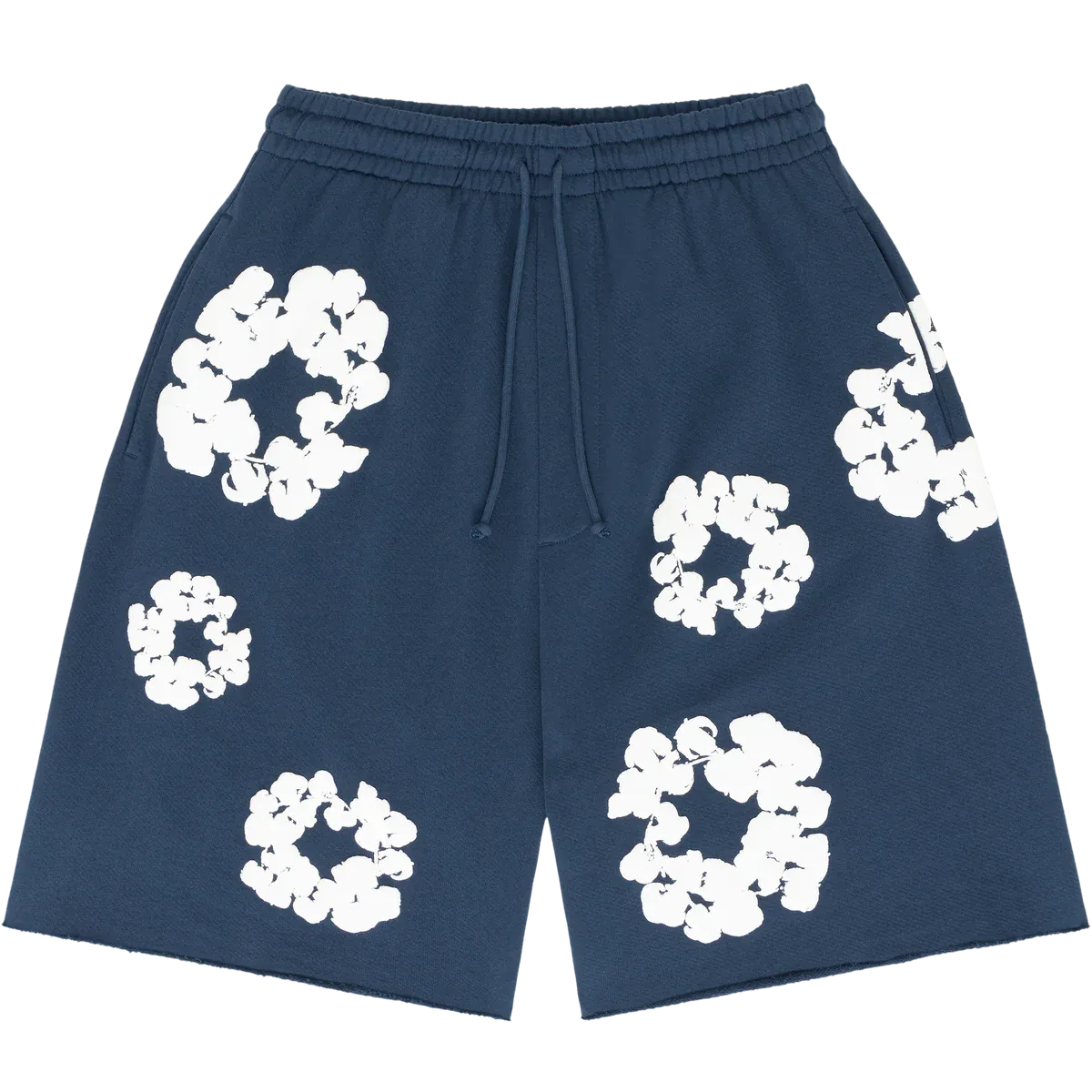 Denim Tears The Cotton Wreath Shorts 'Navy'
