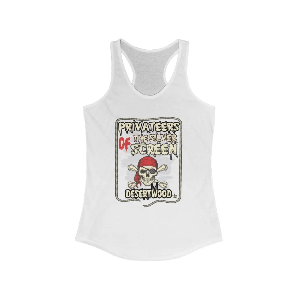 Desertwood Classic "Film Privateers" Racerback Tank (Sizes run smaller than usual)