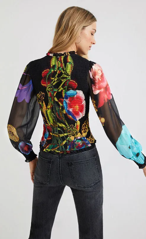 Desigual Babel Floral Blouse