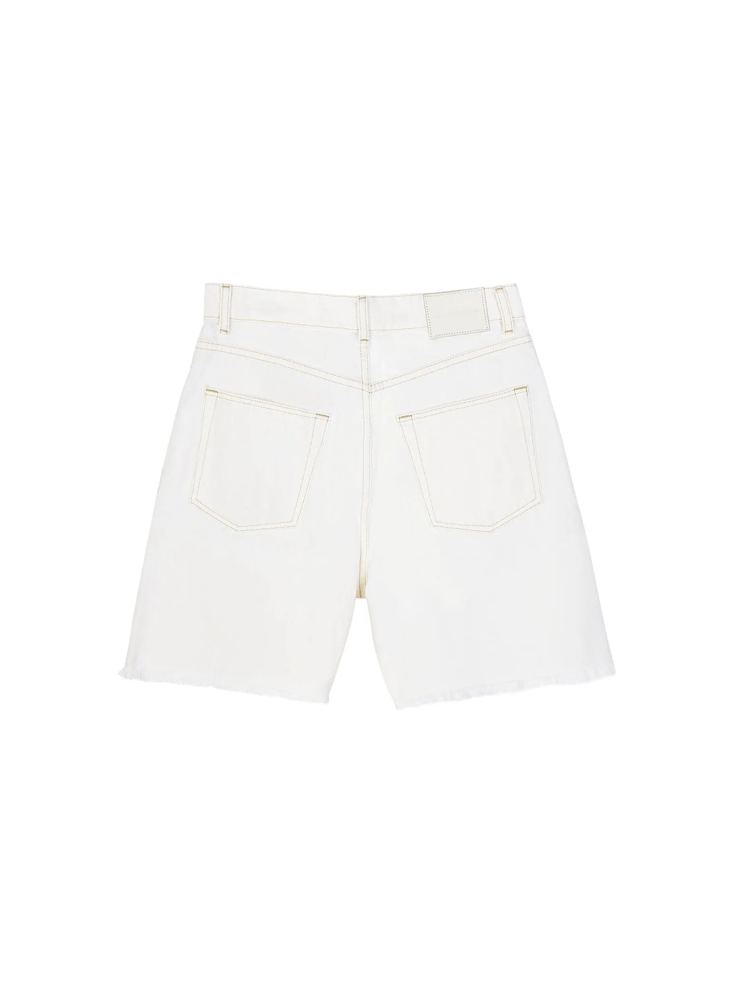 Distressed Denim Shorts
