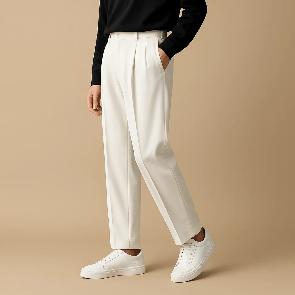 Domoir | Soft Pleated Trousers