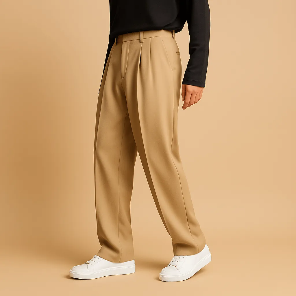 Domoir | Soft Pleated Trousers