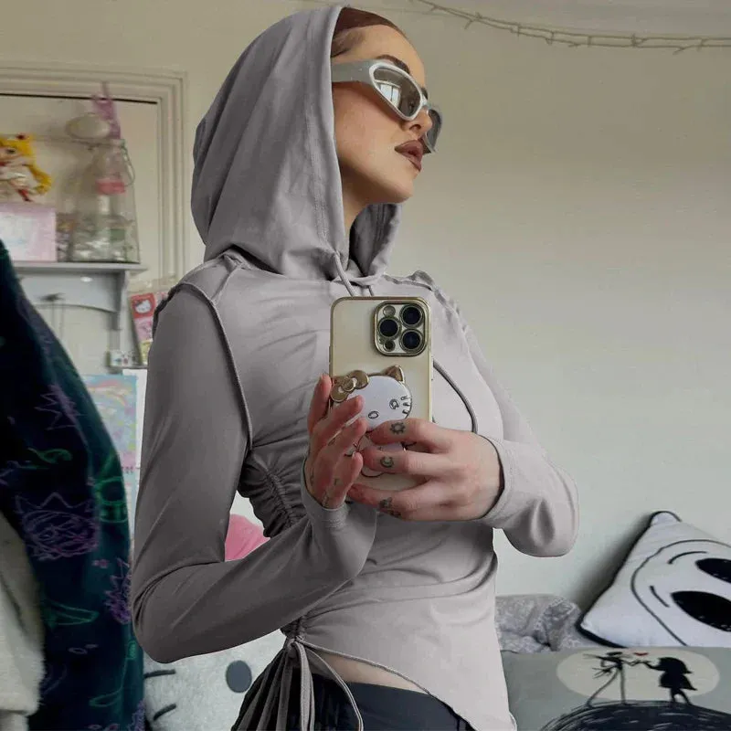 Drawstring Slim Hoody